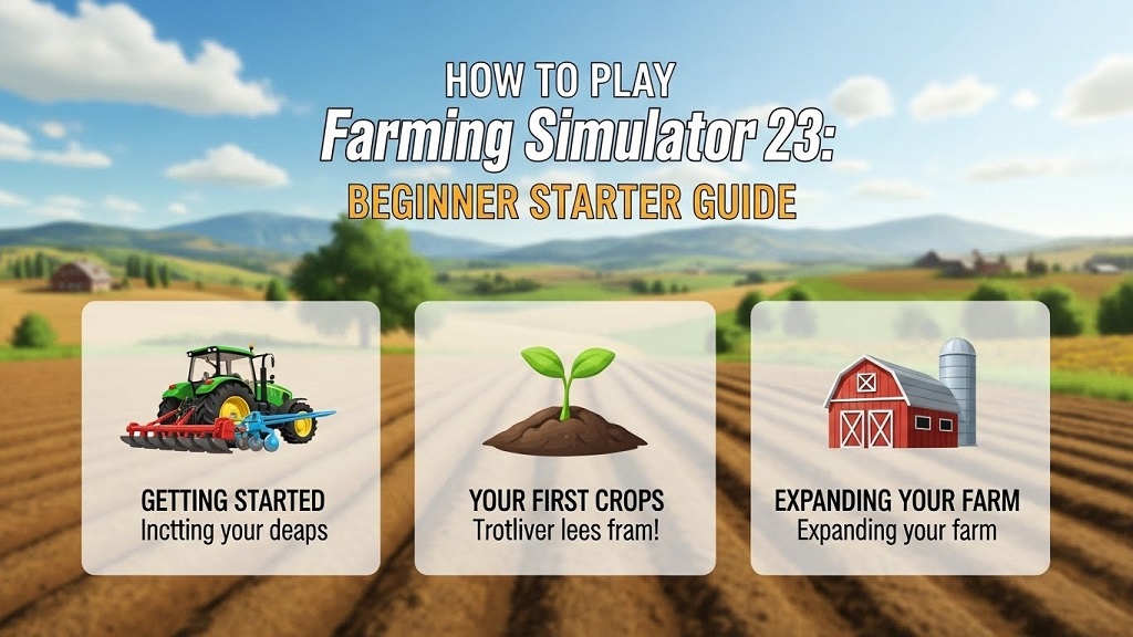 How to Play Farming Simulator 23: Beginner Starter Guide